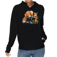 Fox Eating Fruit Lightweight Hoodie | Artistshot