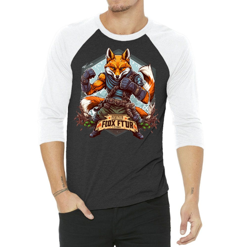 Fox Fight Master 3/4 Sleeve Shirt by ZoritaStrong290 | Artistshot