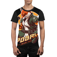 Fox Fighter Graphic T-shirt | Artistshot