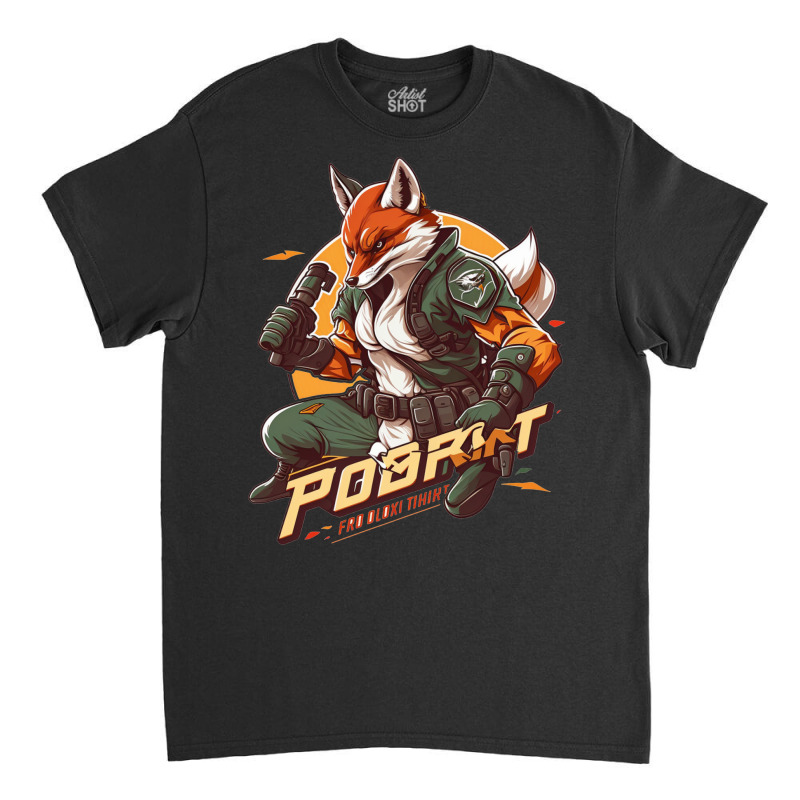 Fox Fighter Classic T-shirt by ZoritaStrong290 | Artistshot