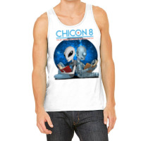 Chicon 8 Alien And Robot Reading Tank Top | Artistshot