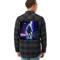 Lightning Strike Illustration Flannel Shirt | Artistshot