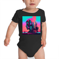 Buildings In The Background Baby Bodysuit | Artistshot