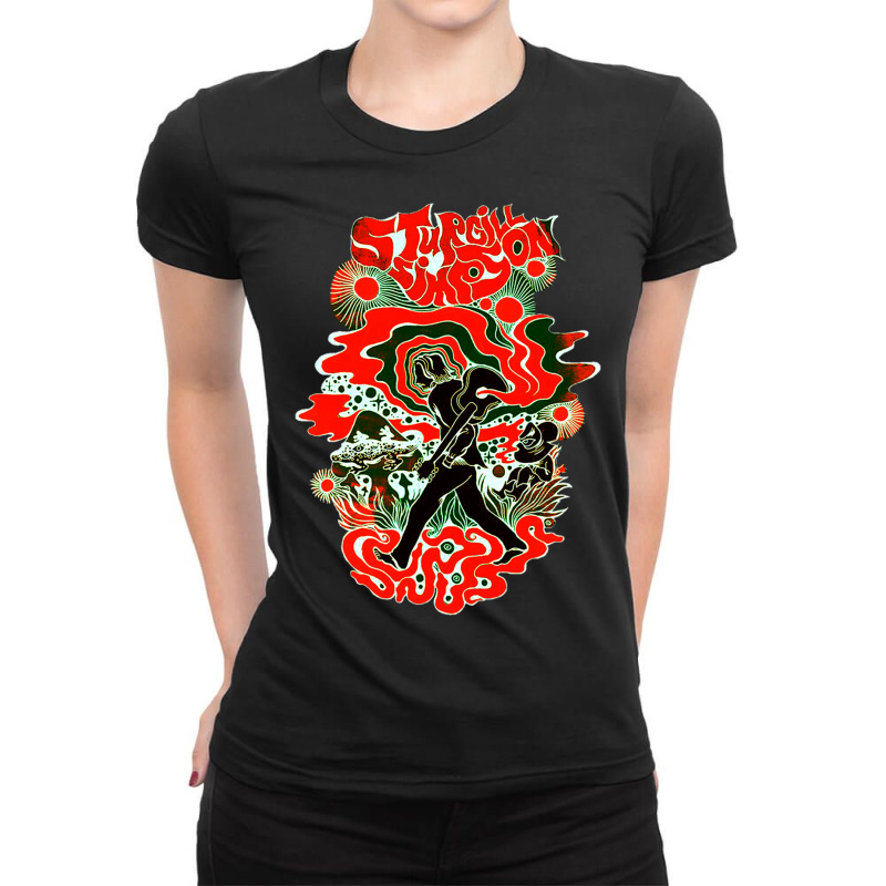 Sturgill Simpson Ladies Fitted T-Shirt by Stephen J Deltoro | Artistshot