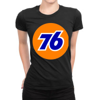 Union 76 Oil Petrol Gas Stations Retro Ladies Fitted T-shirt | Artistshot