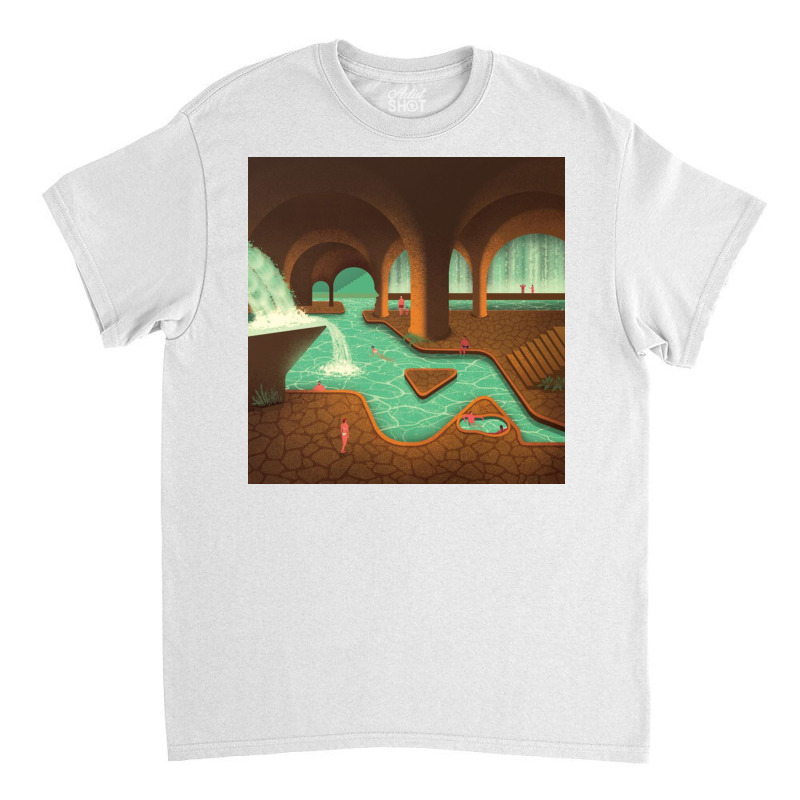 Secret Thermal Baths Classic T-shirt by loraineseria | Artistshot