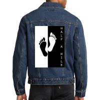 Half A Mile Men Denim Jacket | Artistshot