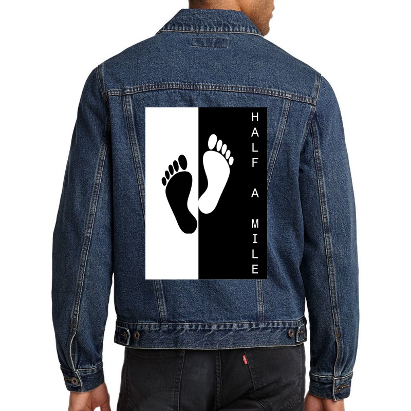 Half A Mile Men Denim Jacket by ARUN_ARK | Artistshot