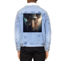 Top Skyscaper Cities Unisex Sherpa-lined Denim Jacket | Artistshot