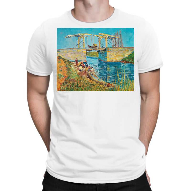 Bridge At Arles T-Shirt by johnlu | Artistshot