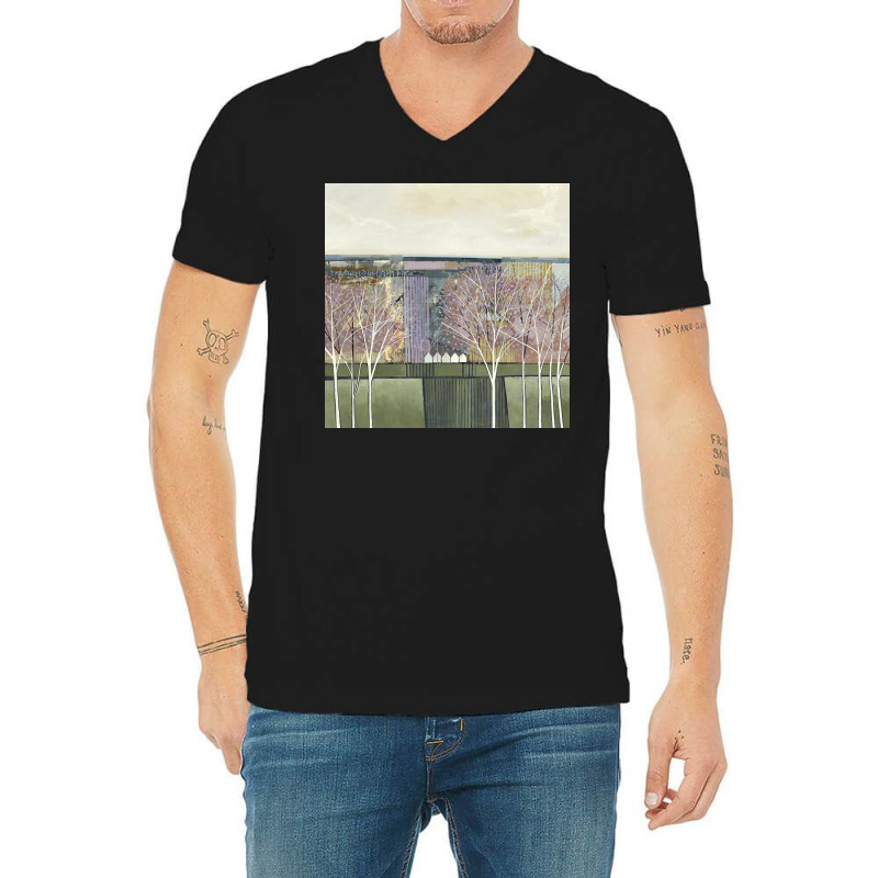 Camerton Birch V-Neck Tee by johnlu | Artistshot