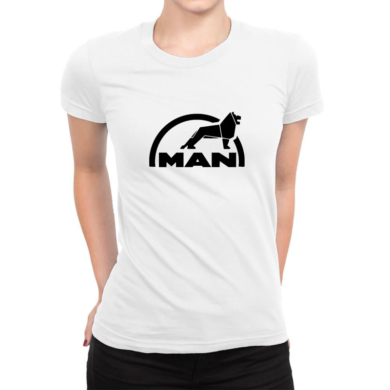 Man-truck Ladies Fitted T-Shirt by JazlyMurph55 | Artistshot