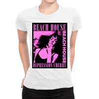 Depression Cherry Ladies Fitted T-shirt | Artistshot