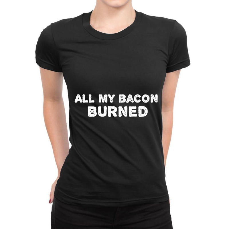 All My Bacon Burned   Calcifer Ladies Fitted T-Shirt by PEGGYBROWNEE | Artistshot