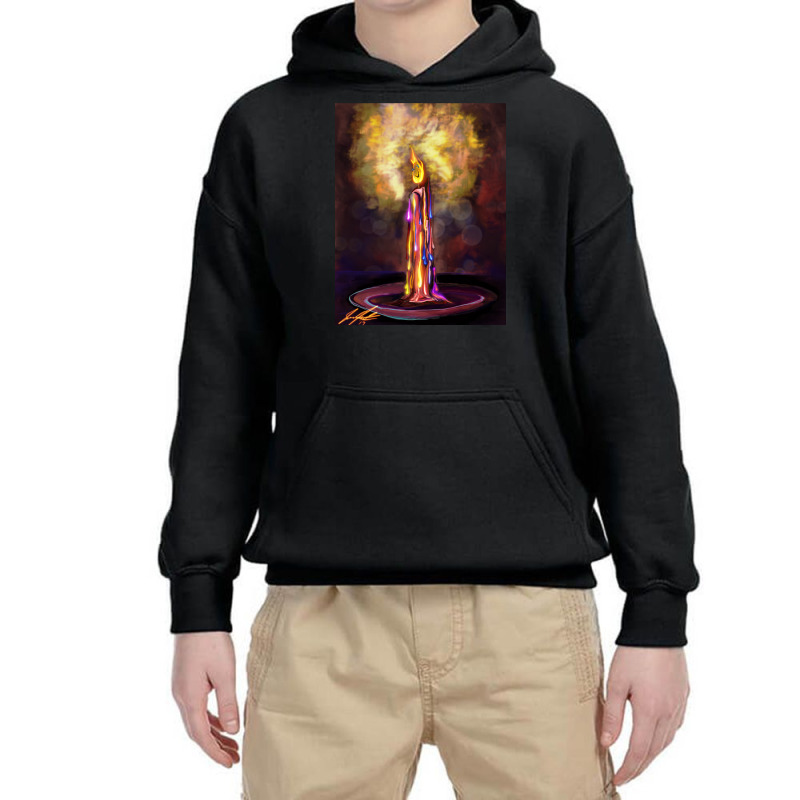 Calcifer By Candle Youth Hoodie by PEGGYBROWNEE | Artistshot