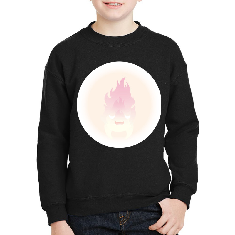 Calcifer Youth Sweatshirt by PEGGYBROWNEE | Artistshot