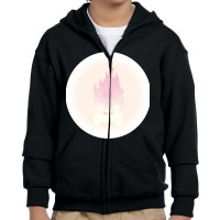 Calcifer Youth Zipper Hoodie | Artistshot