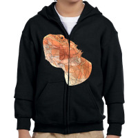 Calcifer The Bearded Dragon Youth Zipper Hoodie | Artistshot