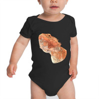 Calcifer The Bearded Dragon Baby Bodysuit | Artistshot