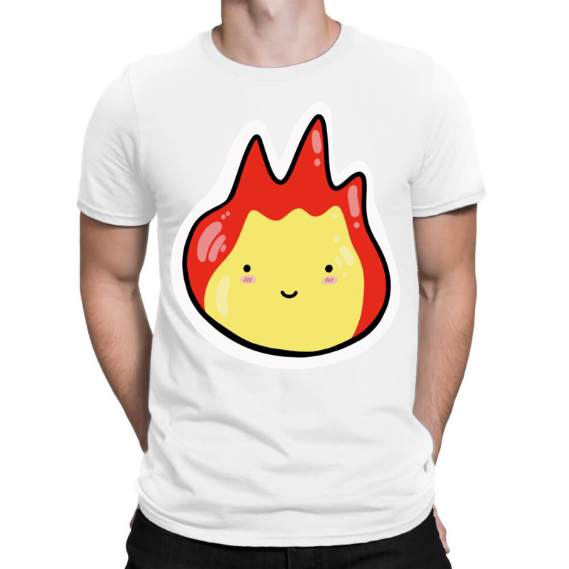 Chibi Calcifer T-Shirt by PEGGYBROWNEE | Artistshot