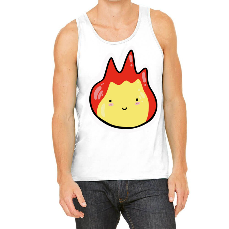 Chibi Calcifer Tank Top by PEGGYBROWNEE | Artistshot