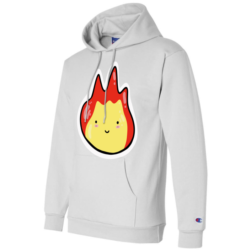 Chibi Calcifer Champion Hoodie by PEGGYBROWNEE | Artistshot