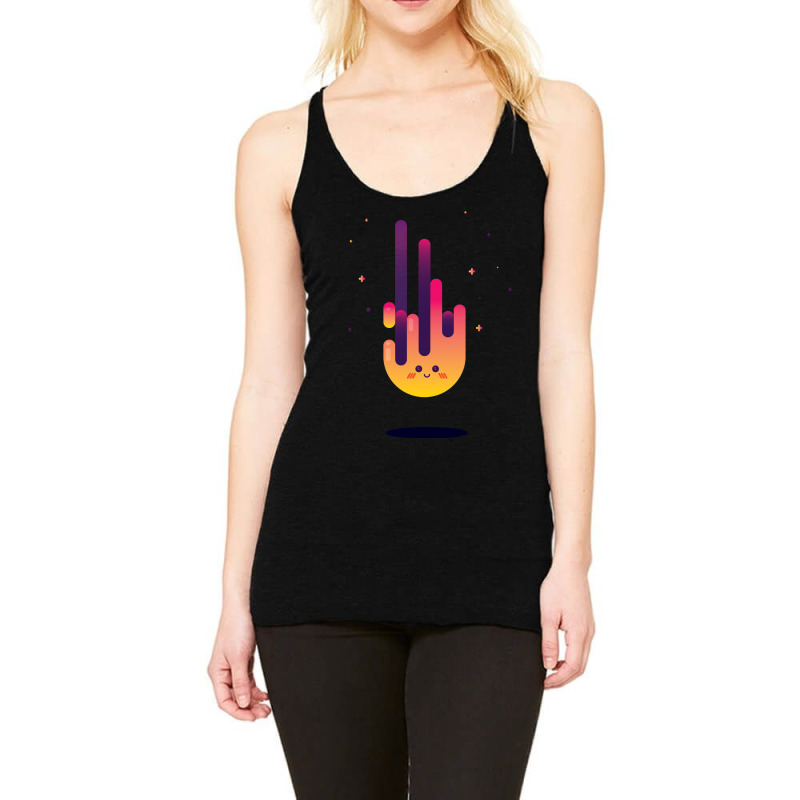 Cute Little Calcifer Fire Art Racerback Tank by PEGGYBROWNEE | Artistshot