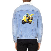 Banana Superhero Fast Unisex Sherpa-lined Denim Jacket | Artistshot