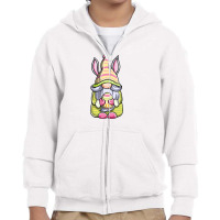 Easter Gnome Youth Zipper Hoodie | Artistshot