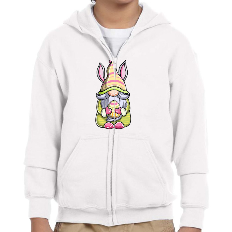 Easter Gnome Youth Zipper Hoodie | Artistshot