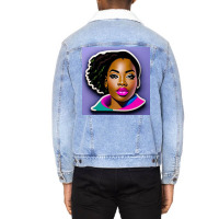 Confidence & Culture Png  Sticker 1 Unisex Sherpa-lined Denim Jacket | Artistshot