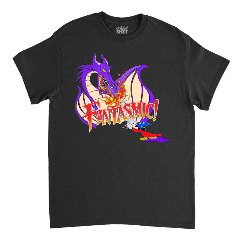 Fantasmic Dragon Old Design Classic T-shirt | Artistshot