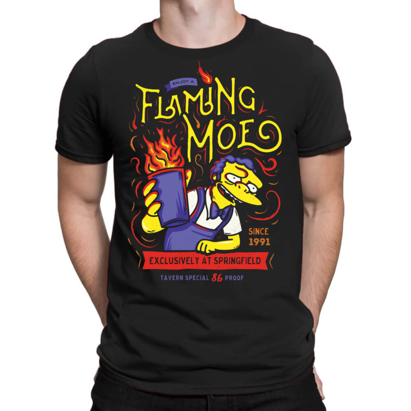 Flaming Classic Drink T-shirt | Artistshot