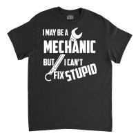 I May Be A Mechanic But I Can T Fix Stupid Classic T-shirt | Artistshot