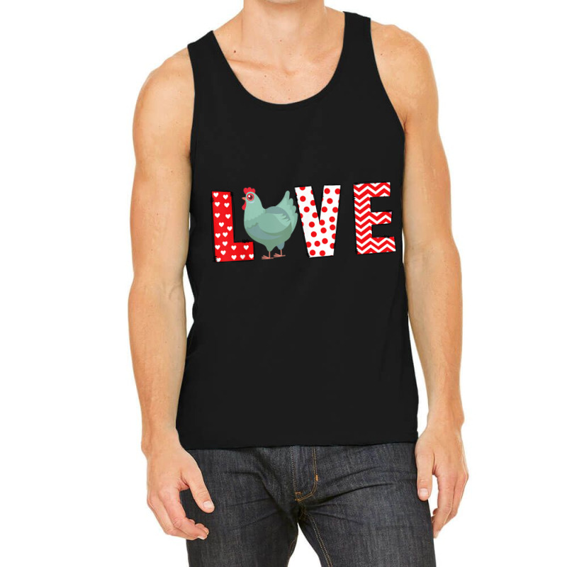 Chickens Valentines Day Love Valentine Cute Hearts Tank Top | Artistshot