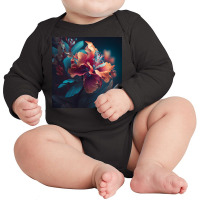 132 Types Of Flowers Long Sleeve Baby Bodysuit | Artistshot