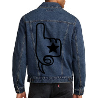 Indie By Urbn Tree Indie Star Black Pullover Hoodi Men Denim Jacket | Artistshot