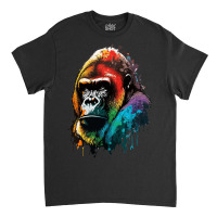 Gorilla Rainbow Classic T-shirt | Artistshot