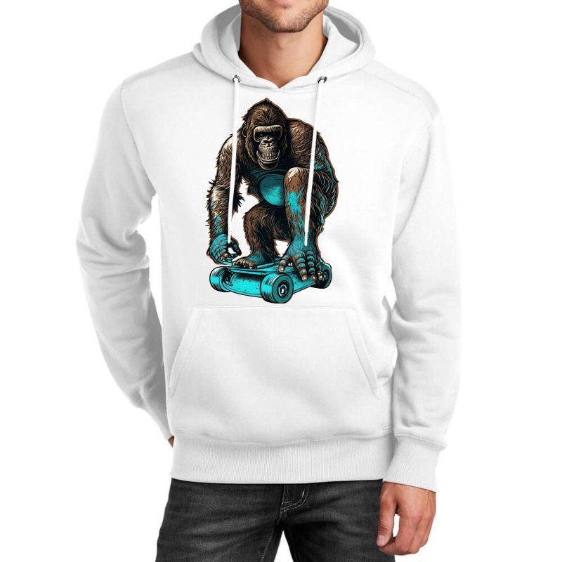 Gorilla Skateboard Unisex Hoodie by UrielTurner100 | Artistshot