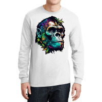 Gorilla Skull Long Sleeve Shirts | Artistshot