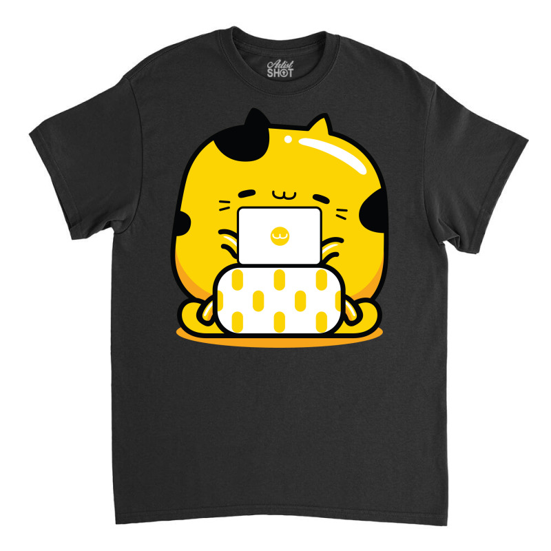 Yellow Cat Graphic Designer Profession Classic T-shirt | Artistshot