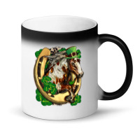 Horse With Horseshoe St Patrick's Day Magic Mug | Artistshot