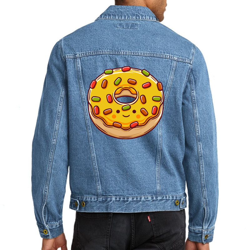 Kawaii Donut Men Denim Jacket | Artistshot
