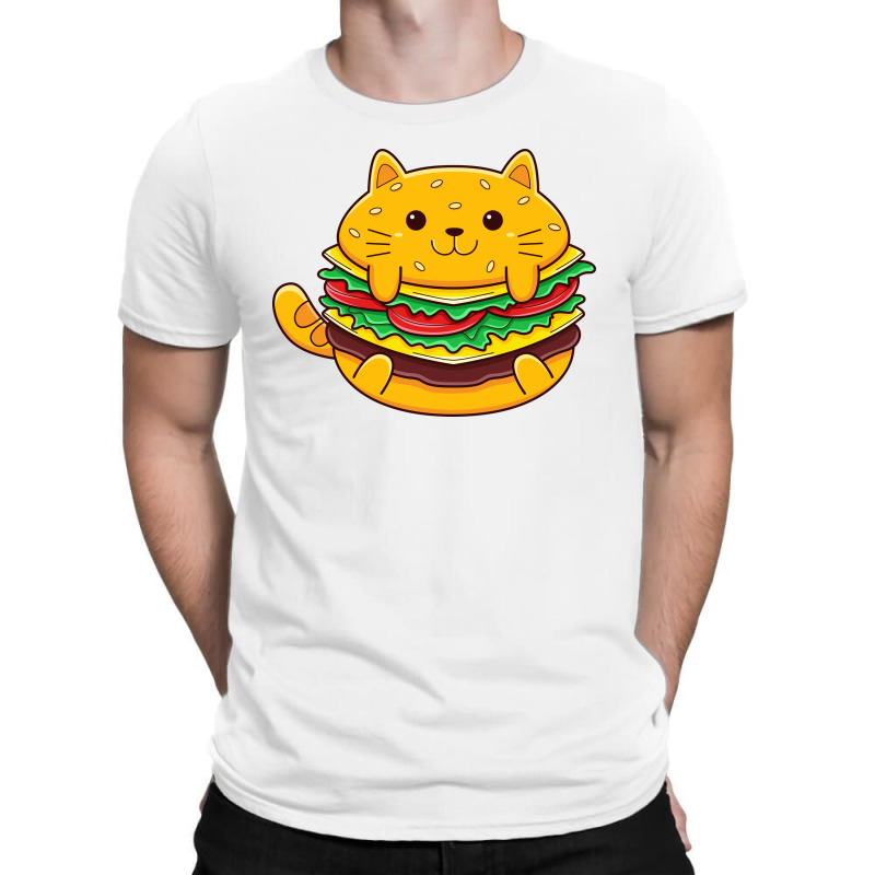 Cat Burger T-shirt | Artistshot