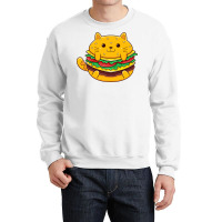 Cat Burger Crewneck Sweatshirt | Artistshot