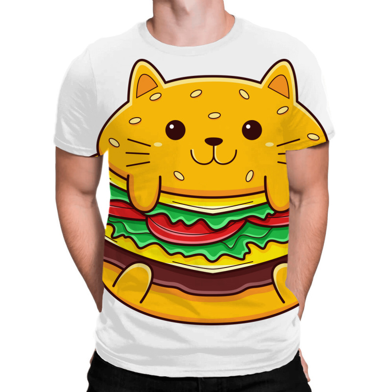Cat Burger All Over Men's T-shirt | Artistshot