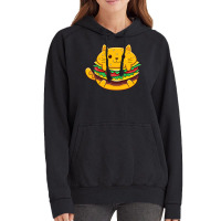 Cat Burger Vintage Hoodie | Artistshot