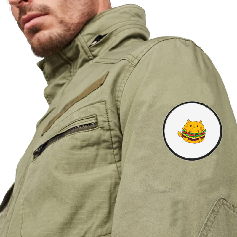 Cat Burger Round Patch | Artistshot