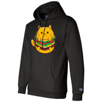 Cat Burger Champion Hoodie | Artistshot