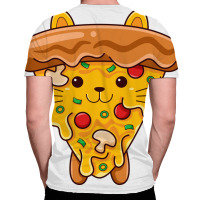 Cat Pizza All Over Men's T-shirt | Artistshot